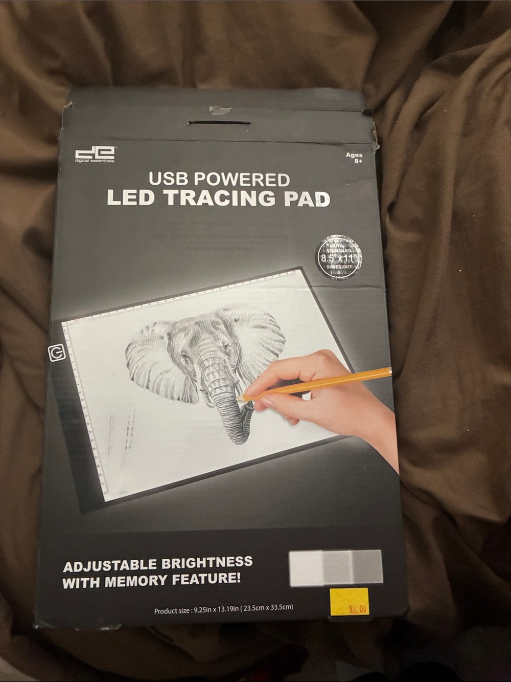 USB Powered LED Tracing Pad - Black